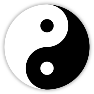 Yin Yang Symbol der Traditionellen Chinesischen Medizin